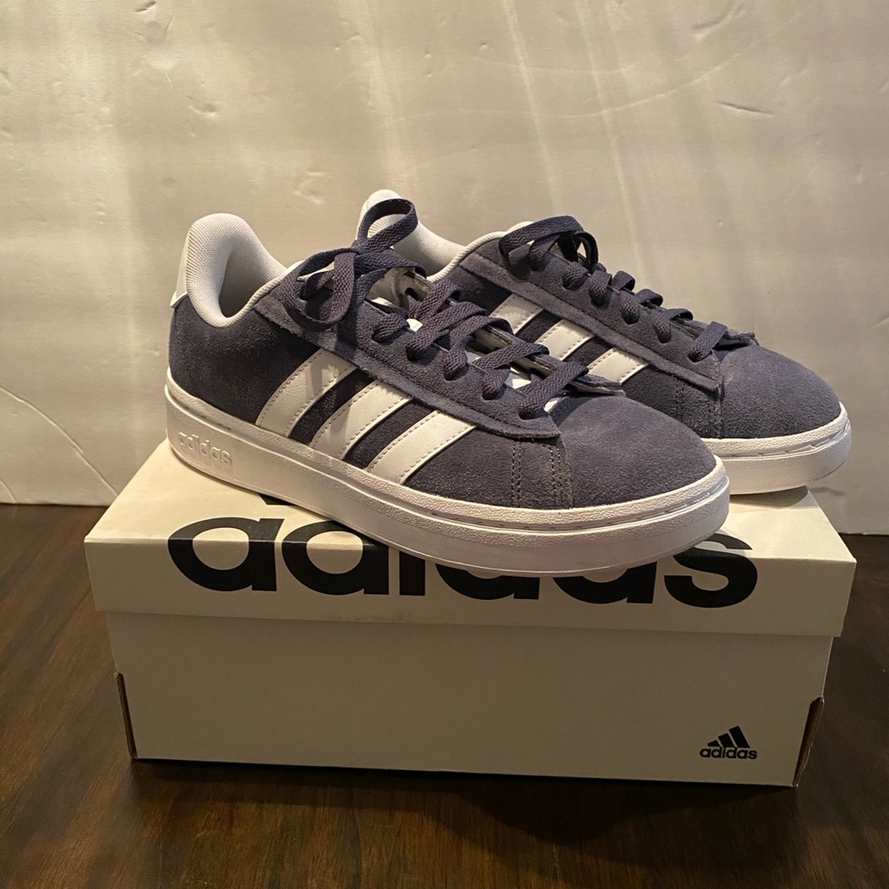 Adidas Grand Court Alpha Blue Casual Sneakers - Picture 5 of 10
